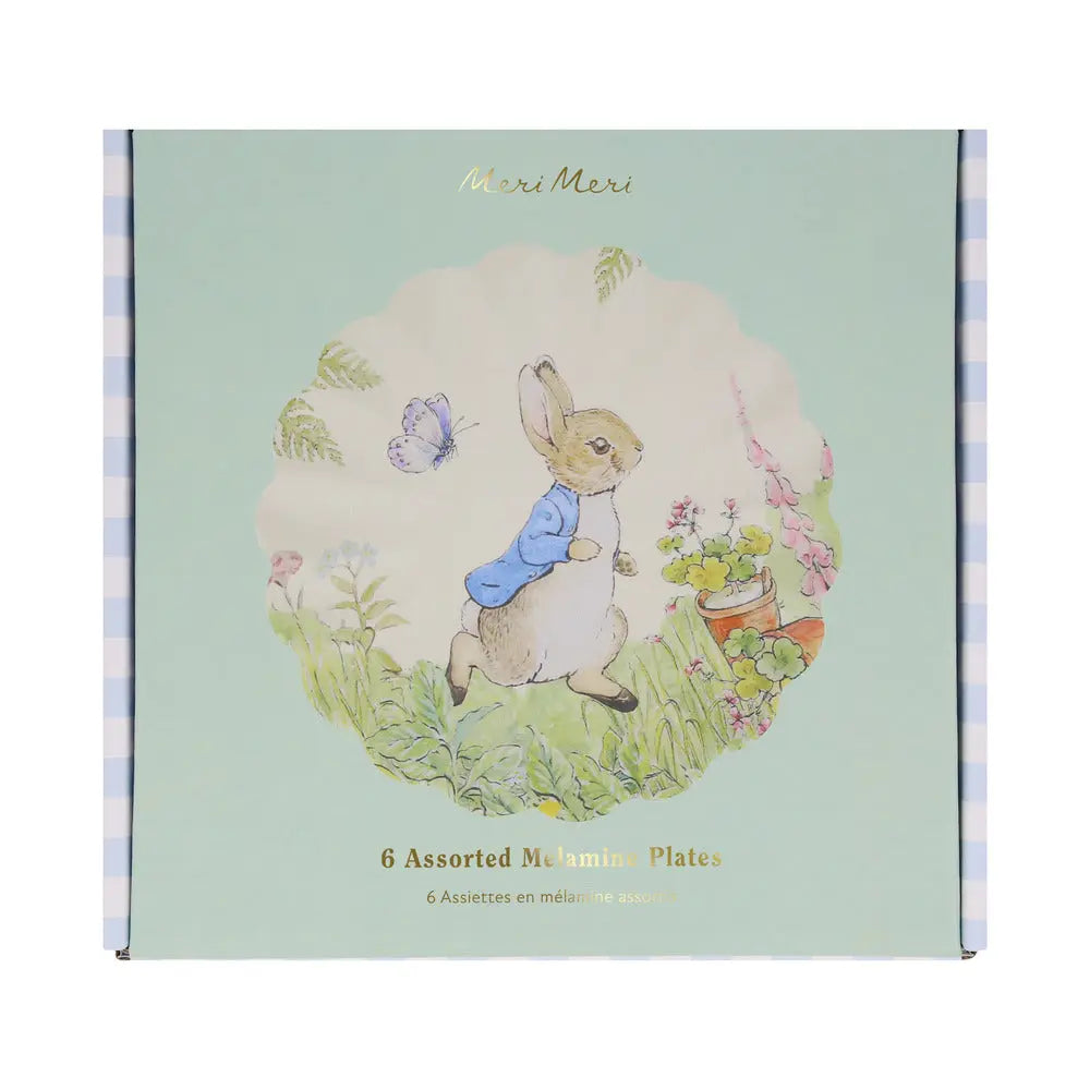 Peter Rabbit melamine plates S Meri Meri