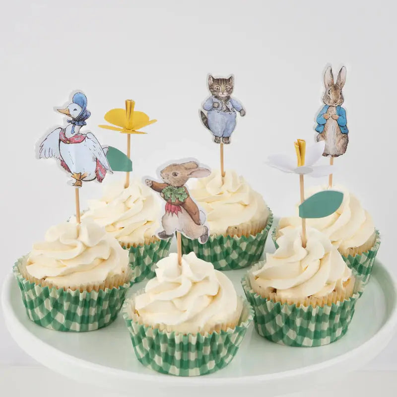 Peter Rabbit™ In The Garden Cupcake Kit (x 24 toppers) Meri Meri