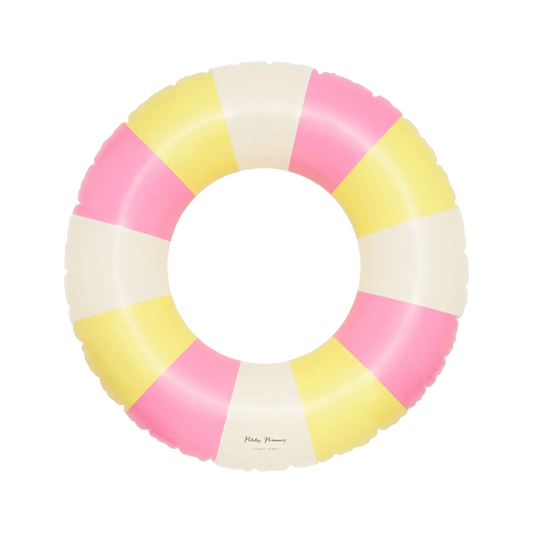 Petites Pommes 90cm Sally Swim Ring - BubbleGumm Pastel Yellow Petites Pommes