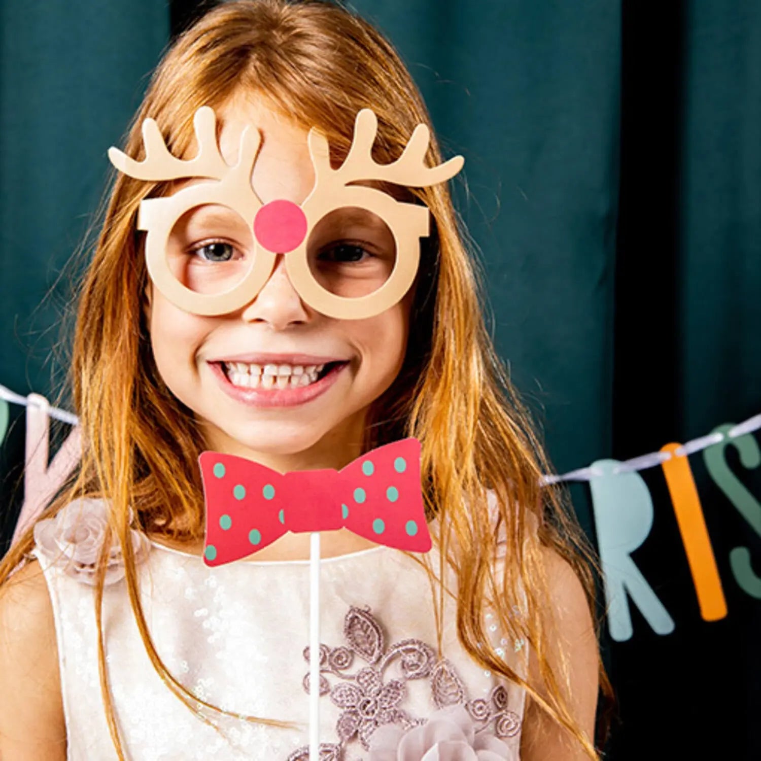 Photobooth Accessories - Holly Jolly - 12 pieces Folat