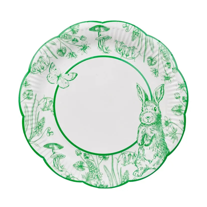 Pierre Rabbit Easter Plates - 10 Pack Talking Tables
