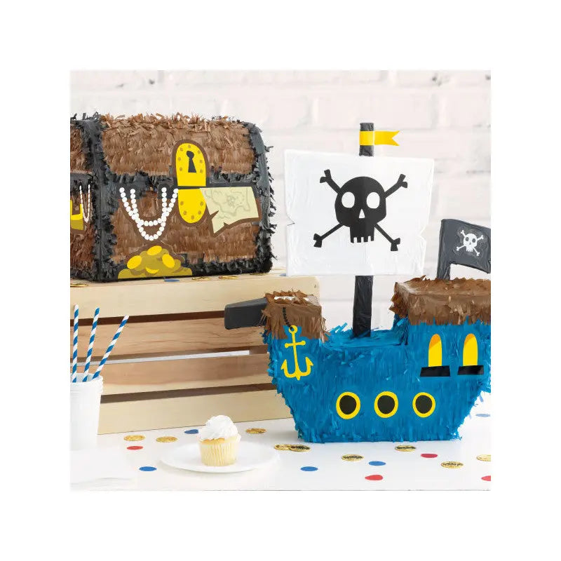 Pinata pirate ship 43 x 50 cm cotillons Alsace