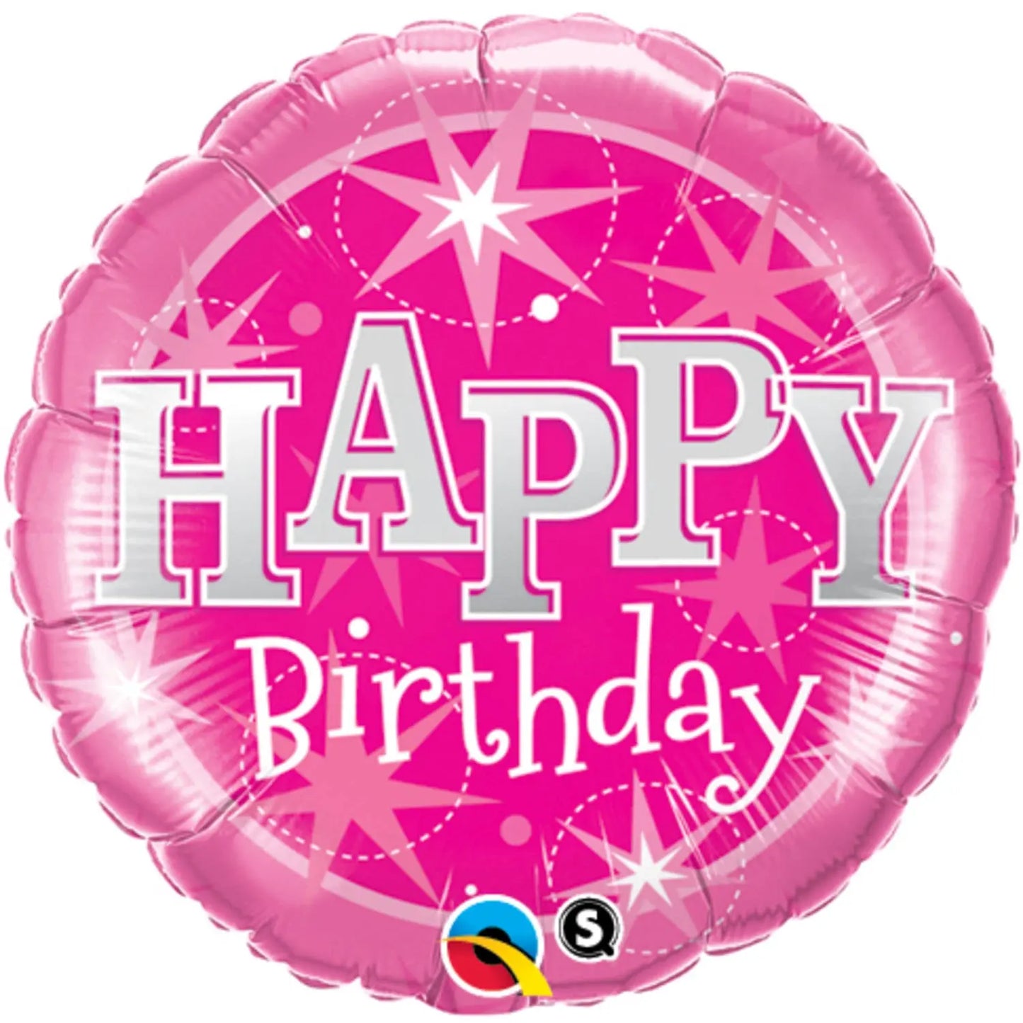 Pink Balloon Happy Birthday - 46 cm Folat
