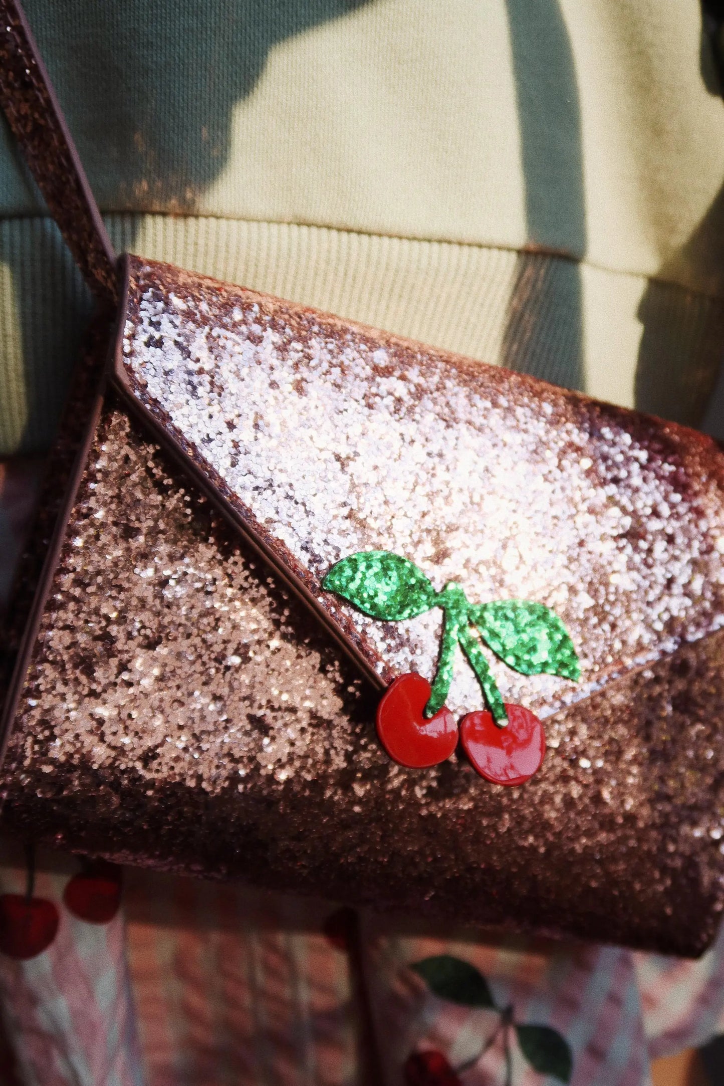 Pink Love letter bag Konges Slojd