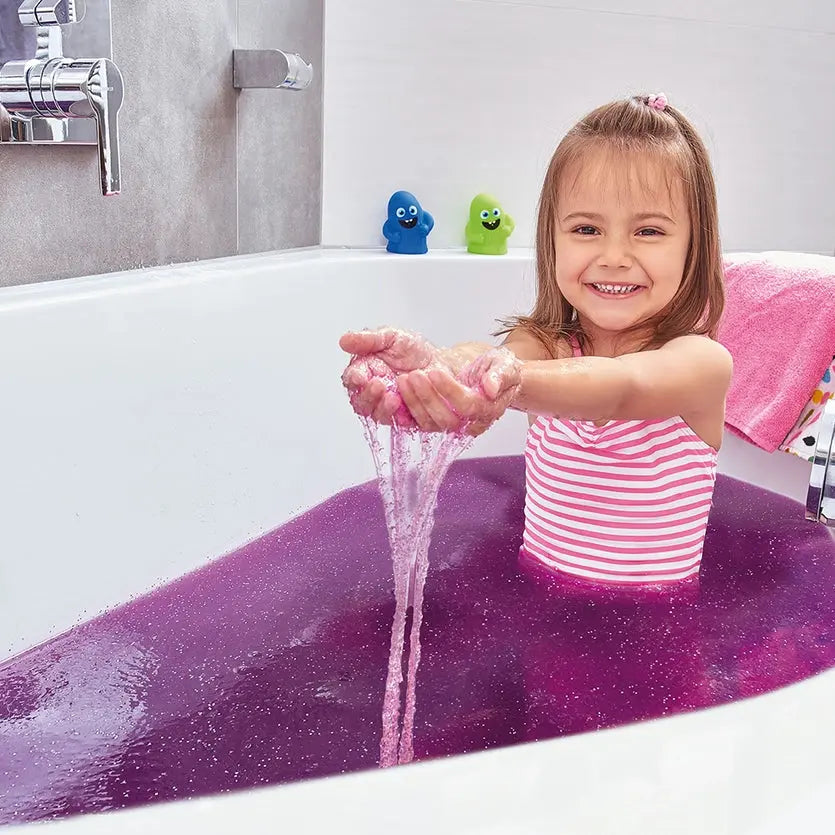 Pink & Purple Glitter Slime Baff with Unicorn Inflatable Zimpli Kids