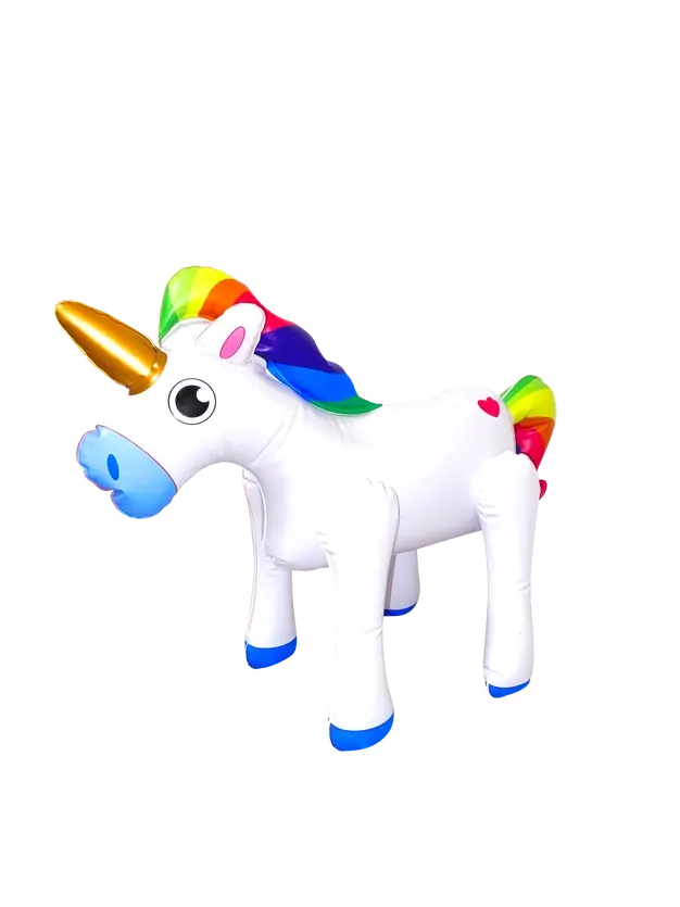 Pink & Purple Glitter Slime Baff with Unicorn Inflatable Zimpli Kids