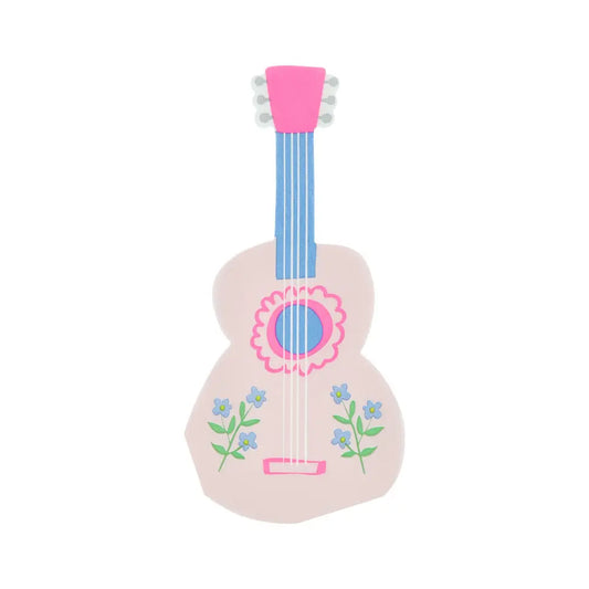 Pink guitar shaped napkins Meri Meri