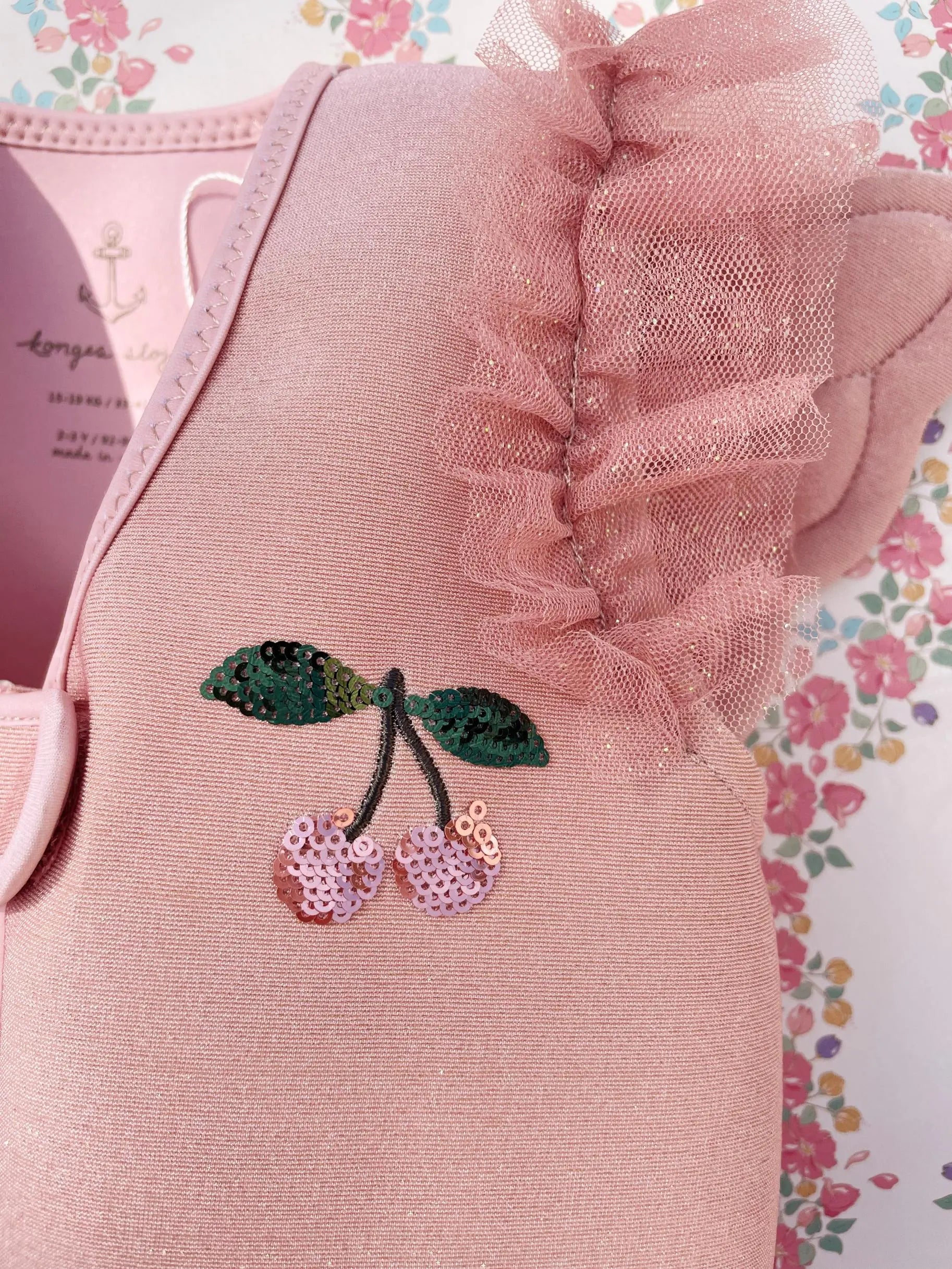 Piper Swim vest - Powder Pink Konges Slojd