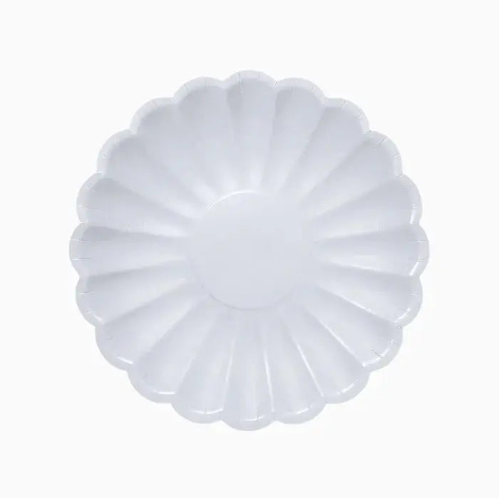 Plain cardboard plate Ø23cm Blue Pastel Oh yeah!