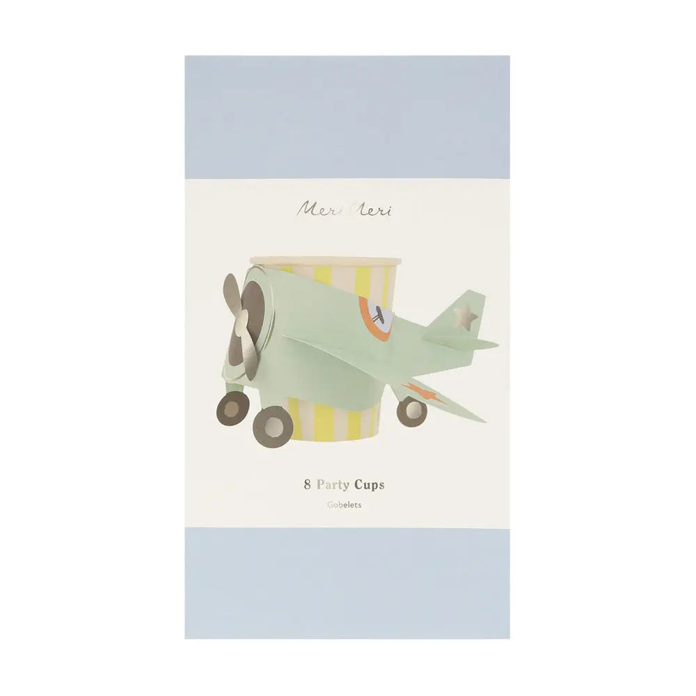 Plane Cups (x 8) Meri Meri