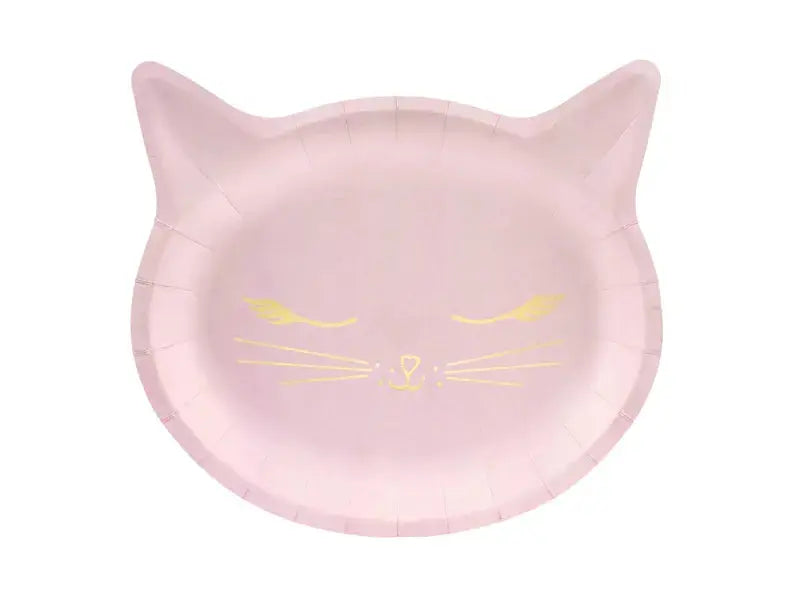Plates Cat Partydeco