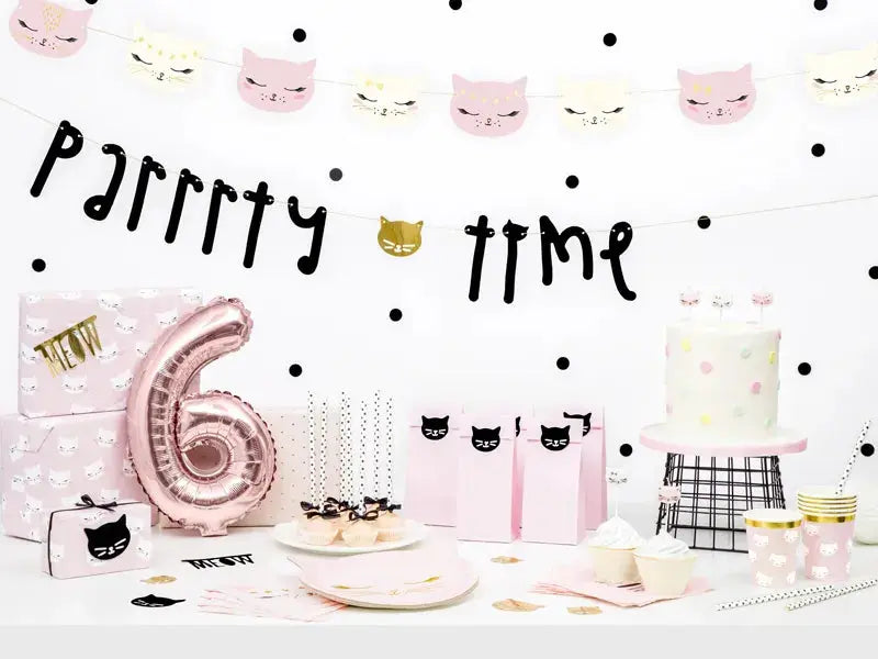 Plates Cat Partydeco
