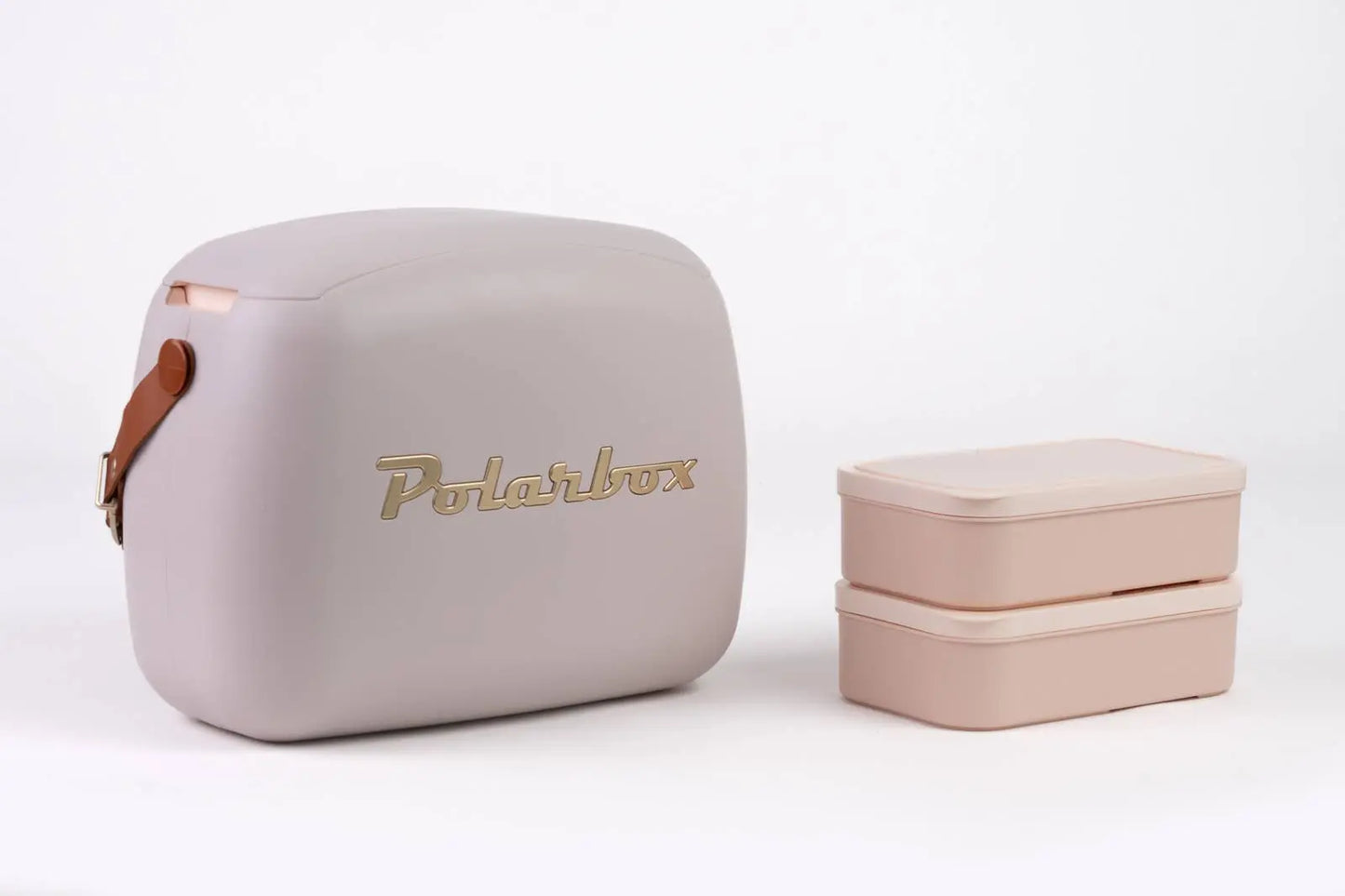 Polarbox Coolbox Classic 6L Beach Picnic Summer Retro: Pearl gold Schäfer Brand Distribution GmbH