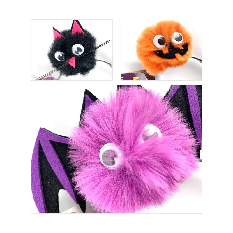 Pom pom Headband Halloween Cotillons D Alsace