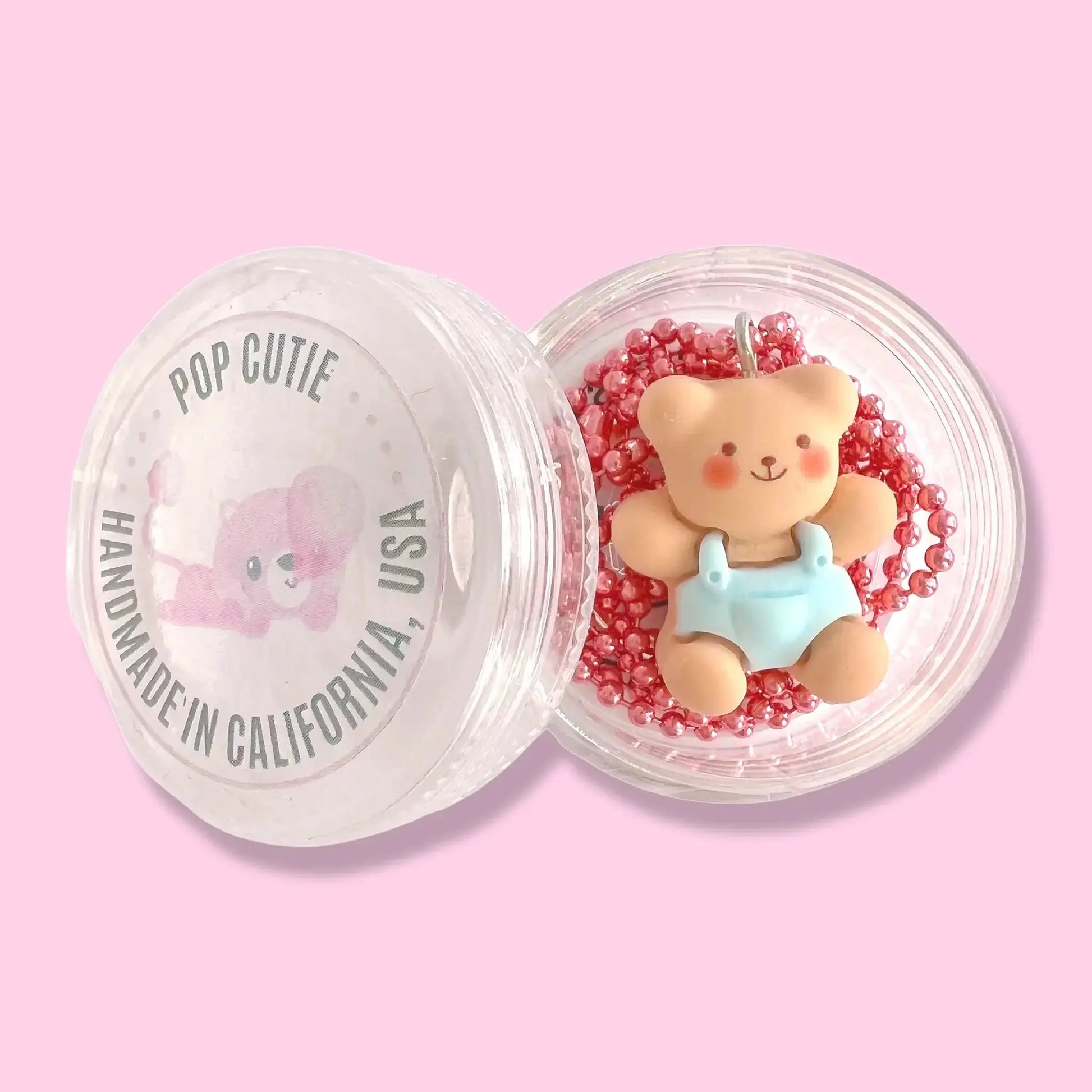 Pop Cutie Bear Pants Kids Necklace Pop Cutie Accessories