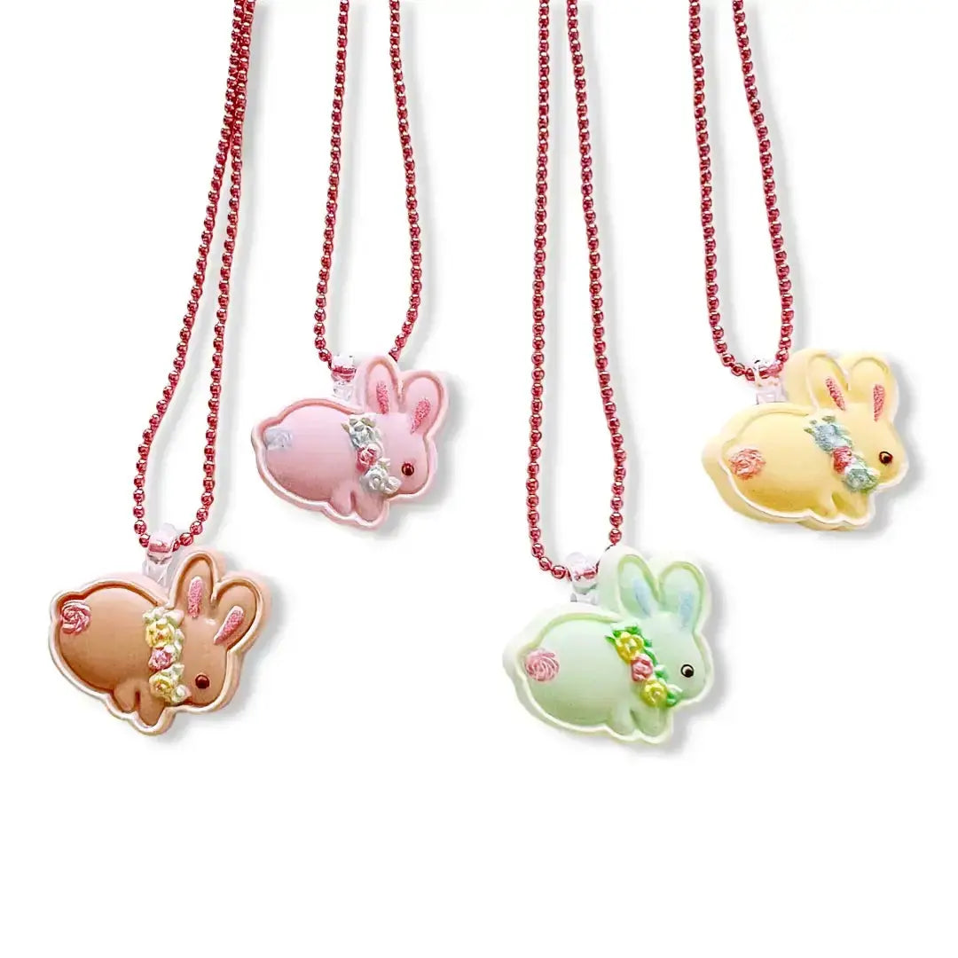 Pop Cutie Gacha Bunny Cookie  Kids Necklaces Handmade Easter Pop Cutie Accessories