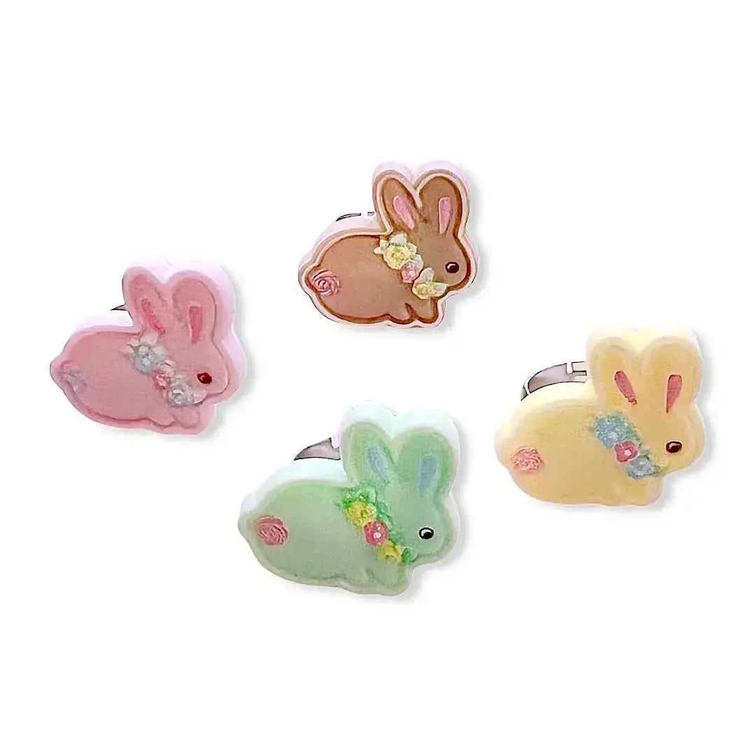 Pop Cutie Gacha Bunny Cookie  Kids Ring Handmade Easter Pop Cutie Accessories