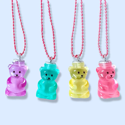 Pop Cutie Jelly Honey Bear Kids Necklace Pop Cutie Accessories