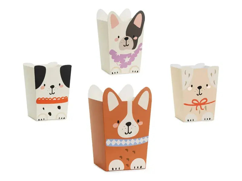 Popcorn boxes Dogs Partydeco