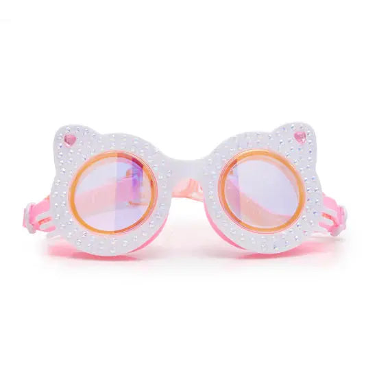 Powder Purr Cat Swim Goggles Bling2O