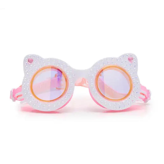 Powder Purr Cat Swim Goggles Bling2O