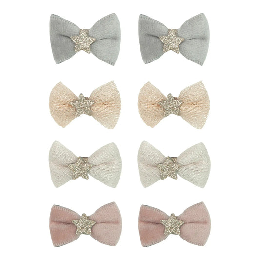 Prima ballerina bow mini clips Mimi & Lula