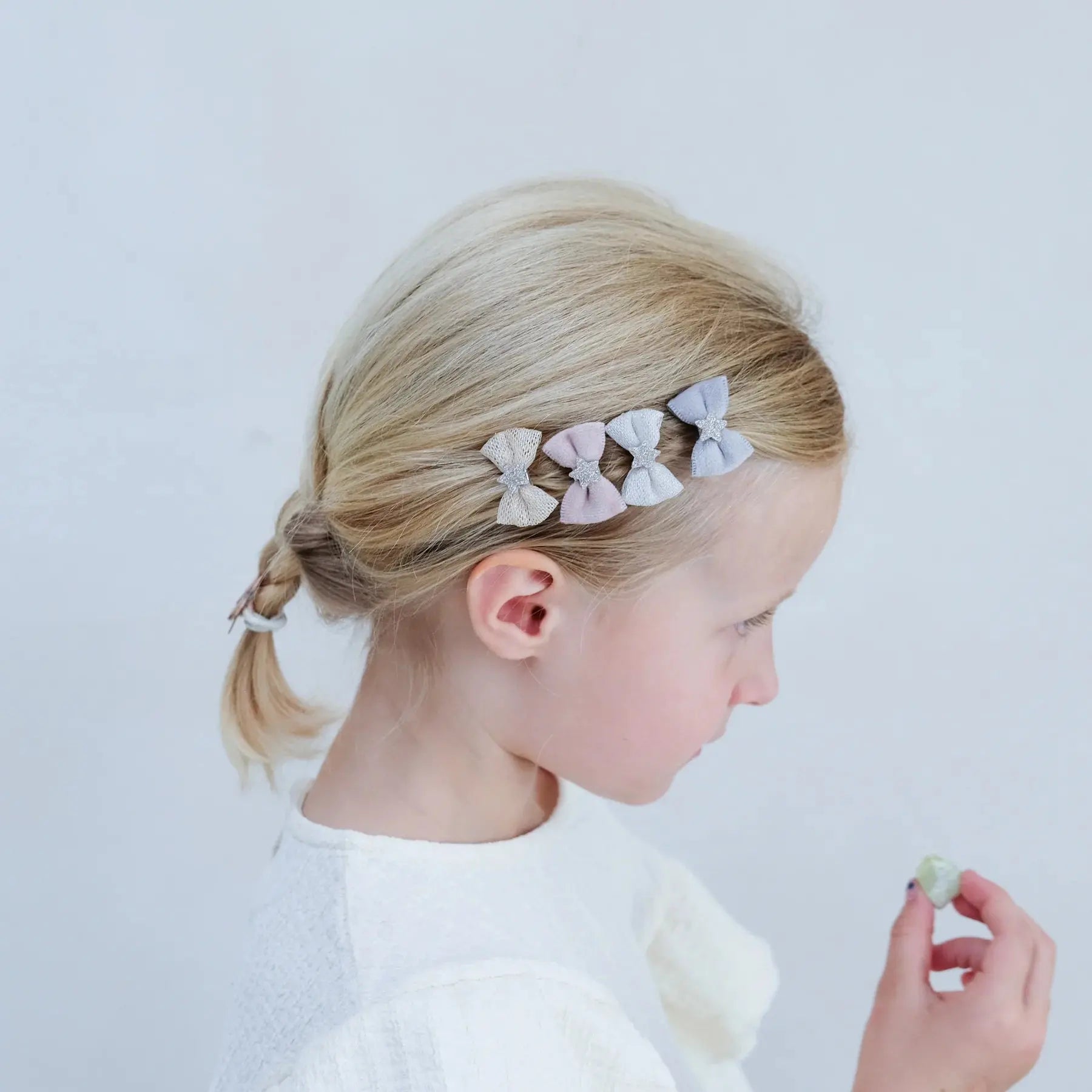 Prima ballerina bow mini clips Mimi & Lula