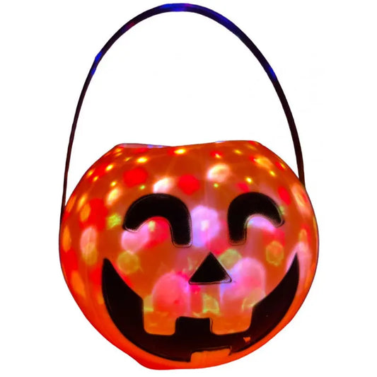 Pumpkin Basket plastic LED Cotillons D Alsace