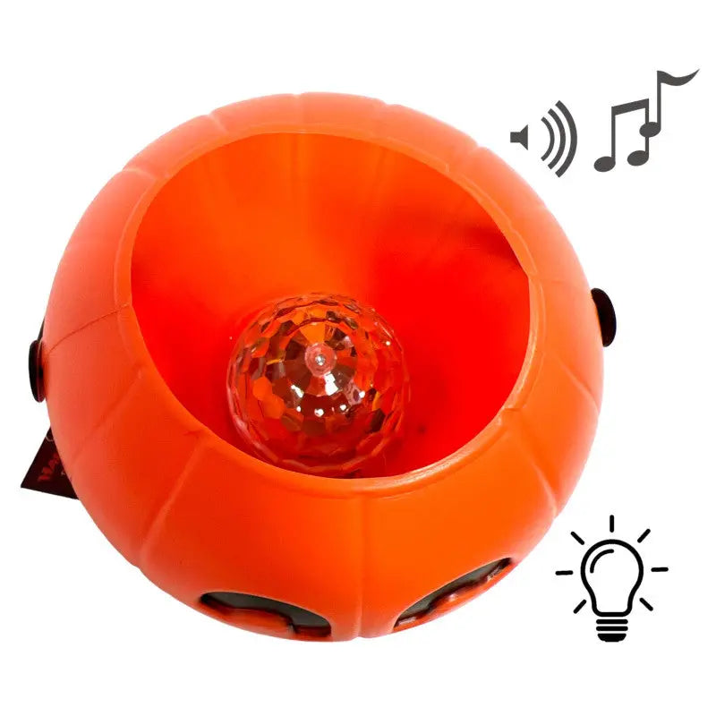 Pumpkin Basket plastic LED Cotillons D Alsace