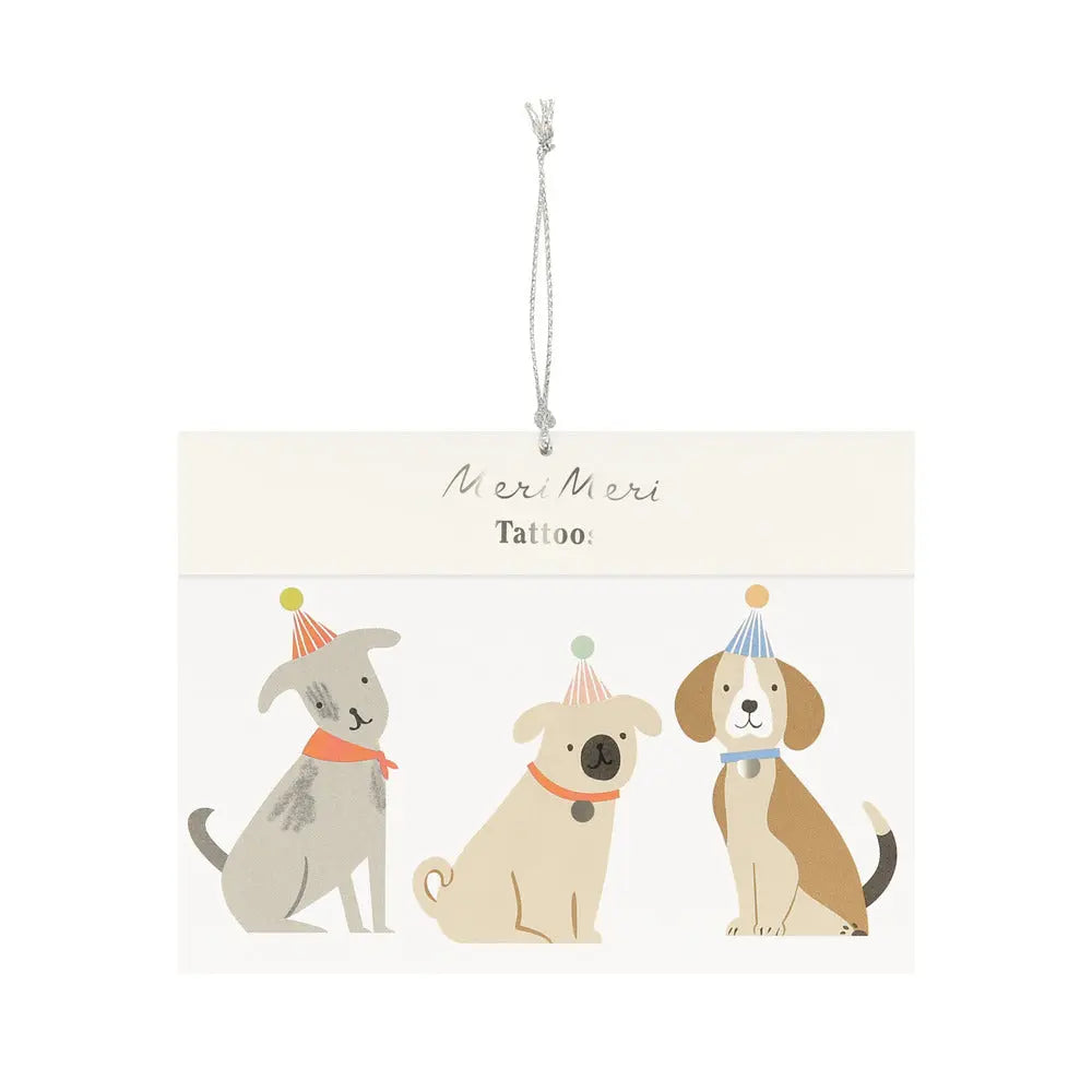 Puppy Tattoos (x 2) Meri Meri