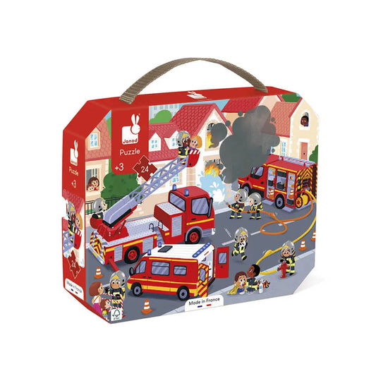 Puzzle Firemen - 24 pieces Janod