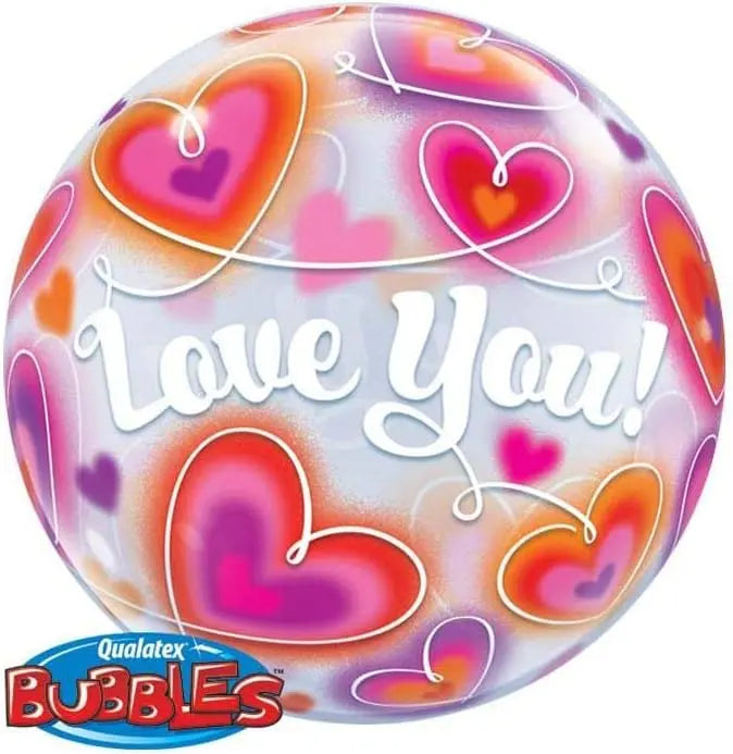 Qualatex Bubbles Love You qualatex