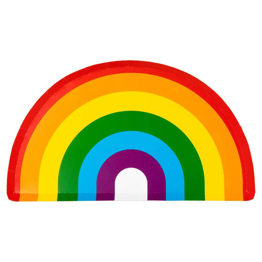 Rainbow Paper Plates Ginger Ray
