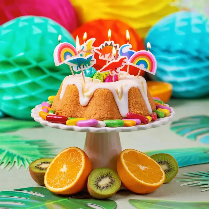 Rainbow Shaped Candles - 5 Pack Talking Tables