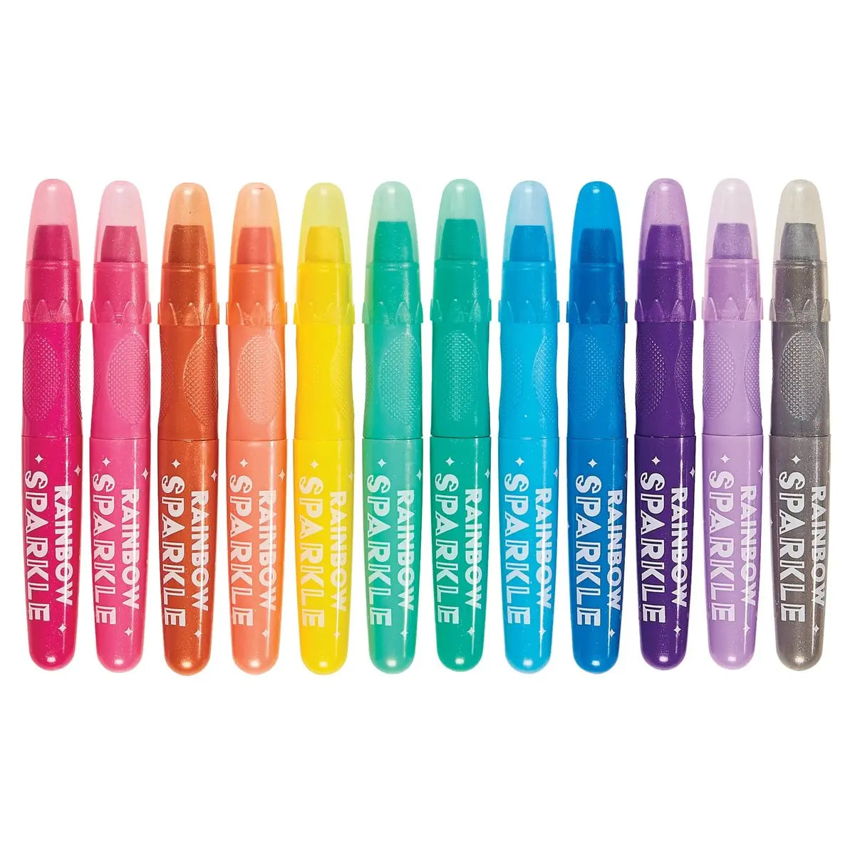 Rainbow Sparkle Metallic Watercolor Gel Crayons OOLY