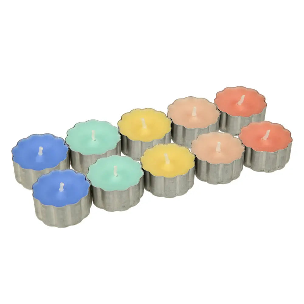 Rainbow Tealight Candles (x 10) Meri Meri