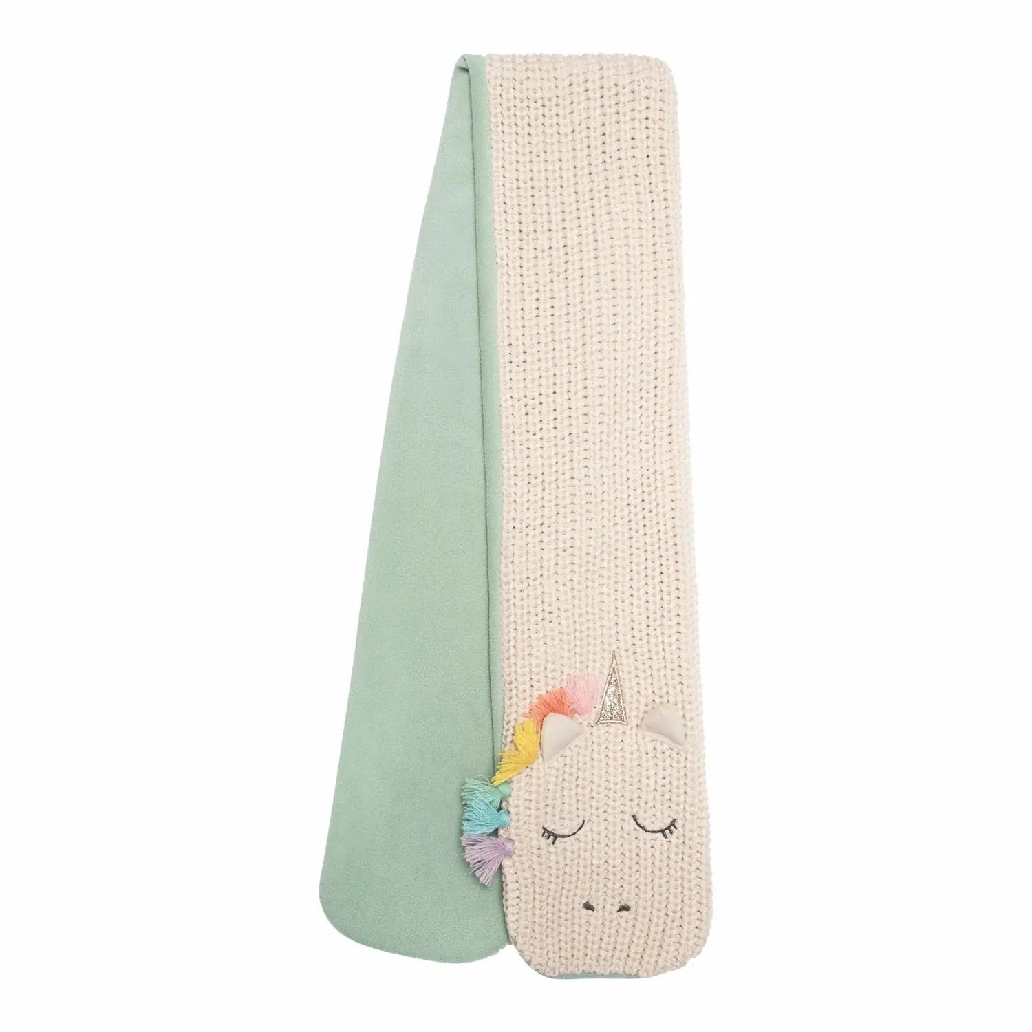 Rainbow Unicorn Knitted Scarf Rockahula