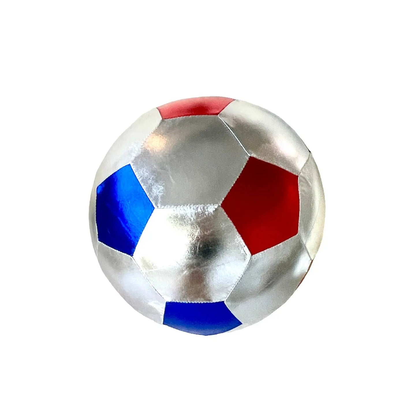 Ratatam! - Blue/white/red inflatable fabric soccer ball, diameter 22 cm Ratatam