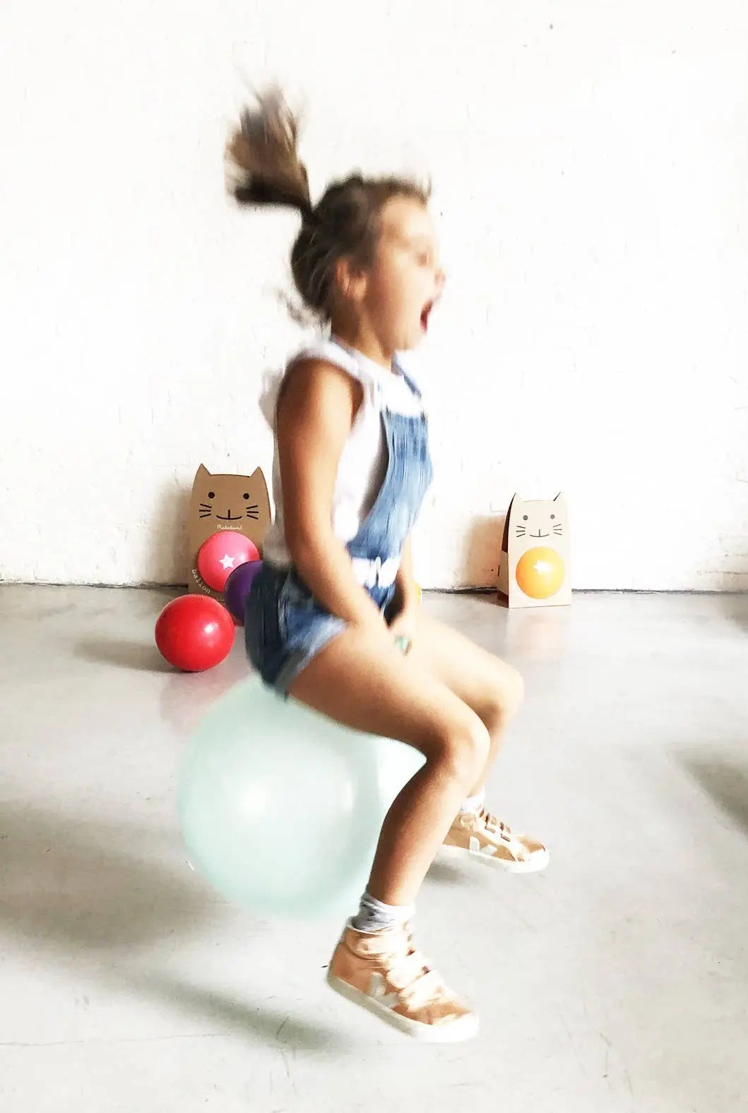 Ratatam! - Glitter blue summer jumping ball Ratatam!