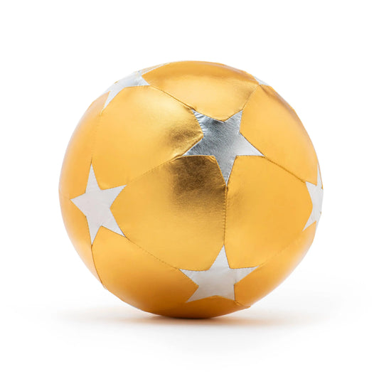 Ratatam! - Gold and silver star balloon in inflatable fabrics diam 30 cm Ratatam!