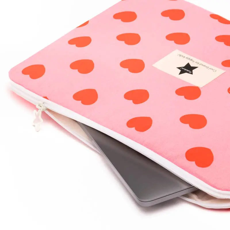Ratatam! - Laptop Sleeve - Pink Red Heart Ratatam!