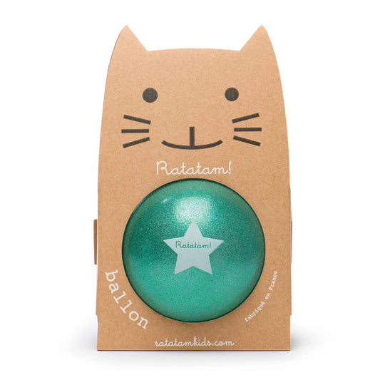 Ratatam! - Large green glitter balloon 22 cm Ratatam!