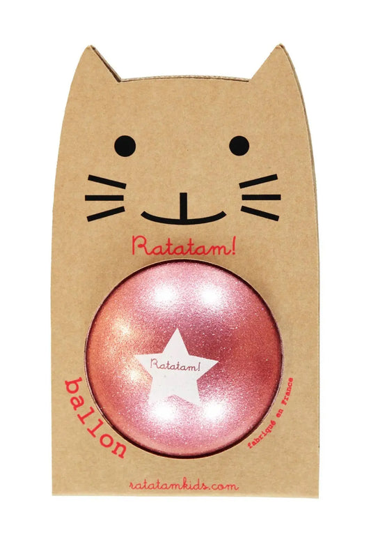 Ratatam! - Large pink glitter balloon 22 cm Ratatam!