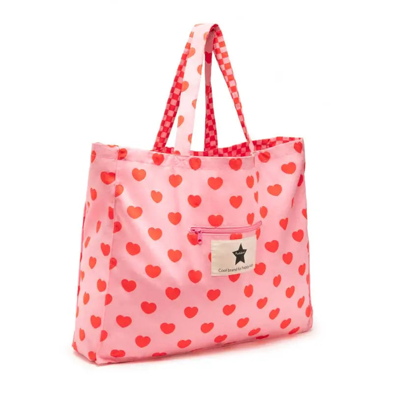 Ratatam! - Le Grand Cotton Heart Tote Bag - Pink Ratatam