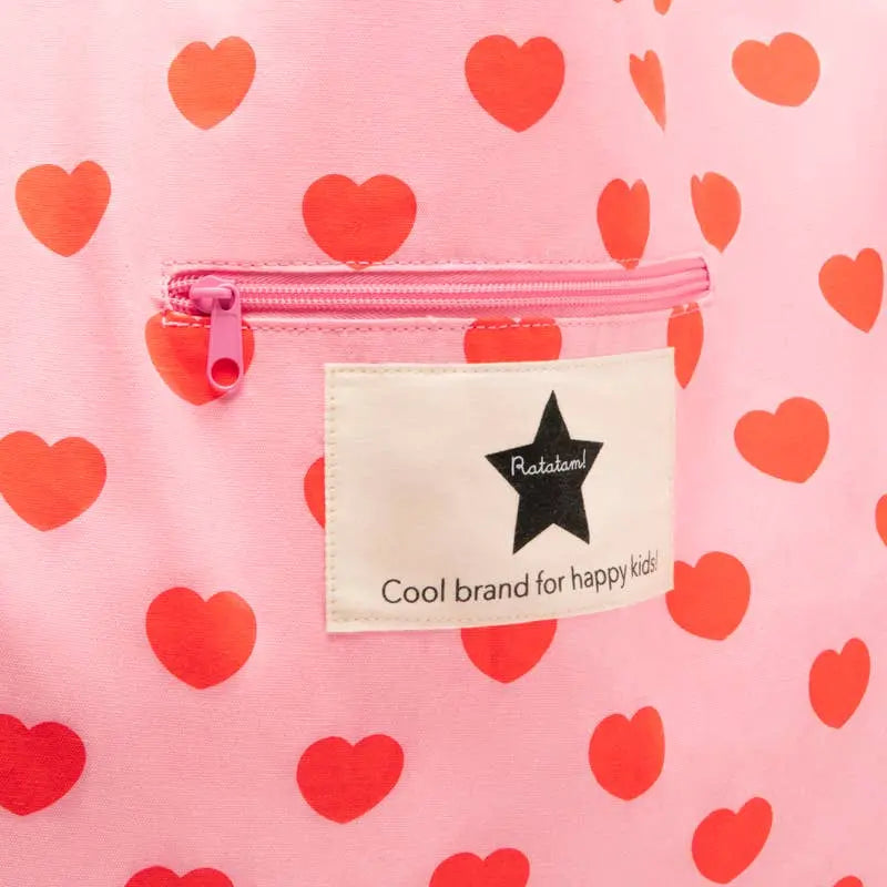 Ratatam! - Le Grand Cotton Heart Tote Bag - Pink Ratatam