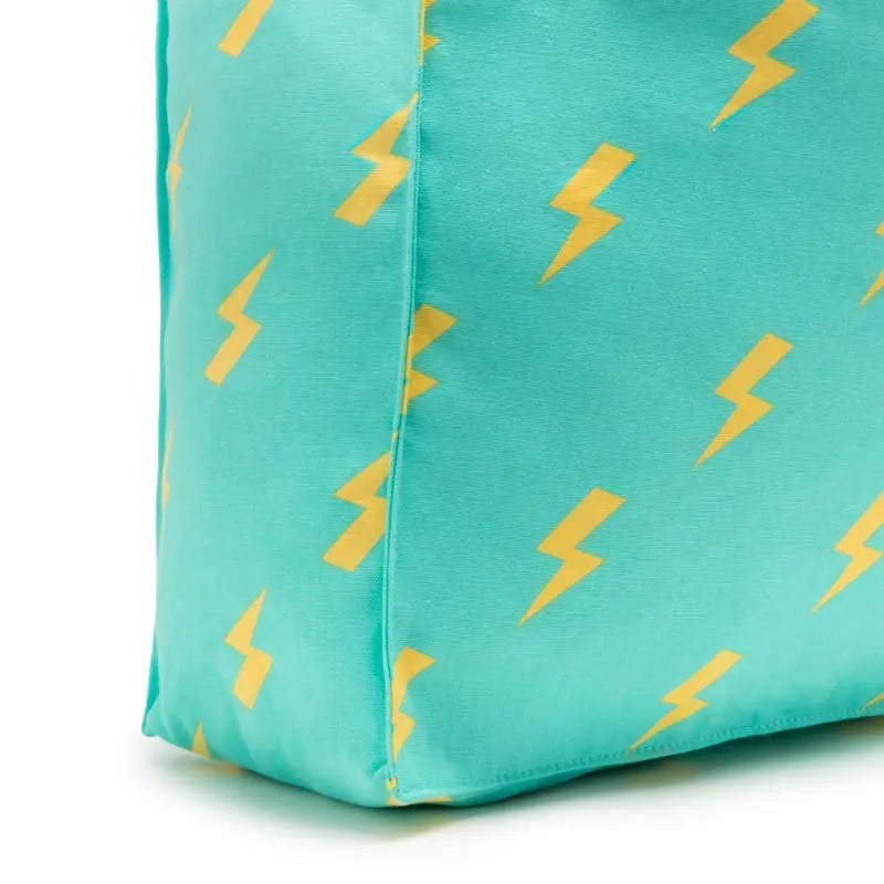 Ratatam! - Le Grand Cotton Lightning Tote - Blue Ratatam!