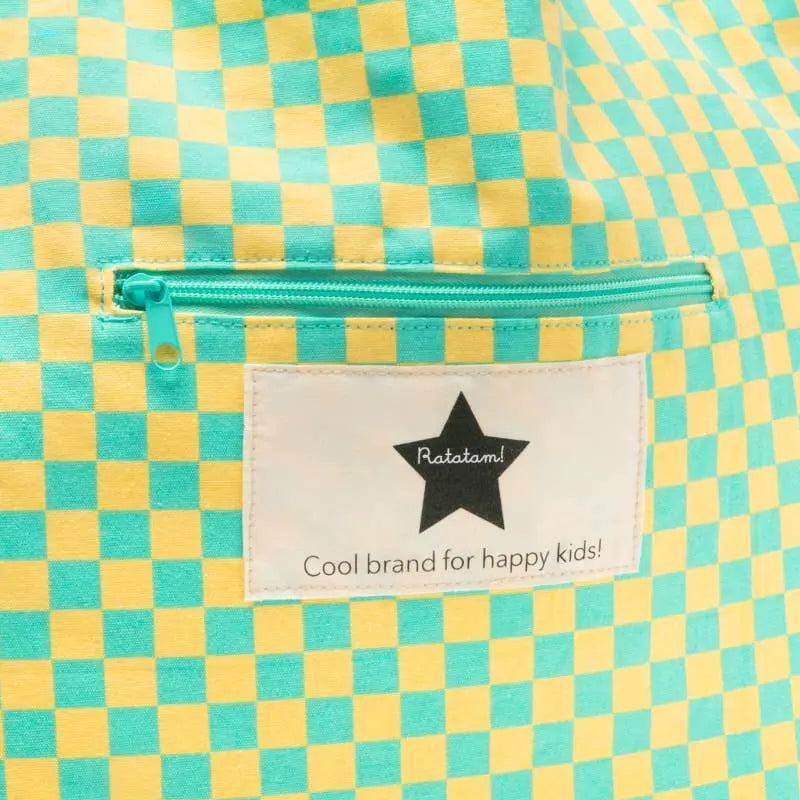 Ratatam! - Le Grand Cotton Lightning Tote - Blue Ratatam!