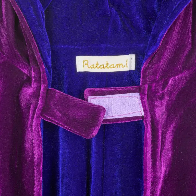 Ratatam! - The blue & purple velvet dragon costume cape Ratatam