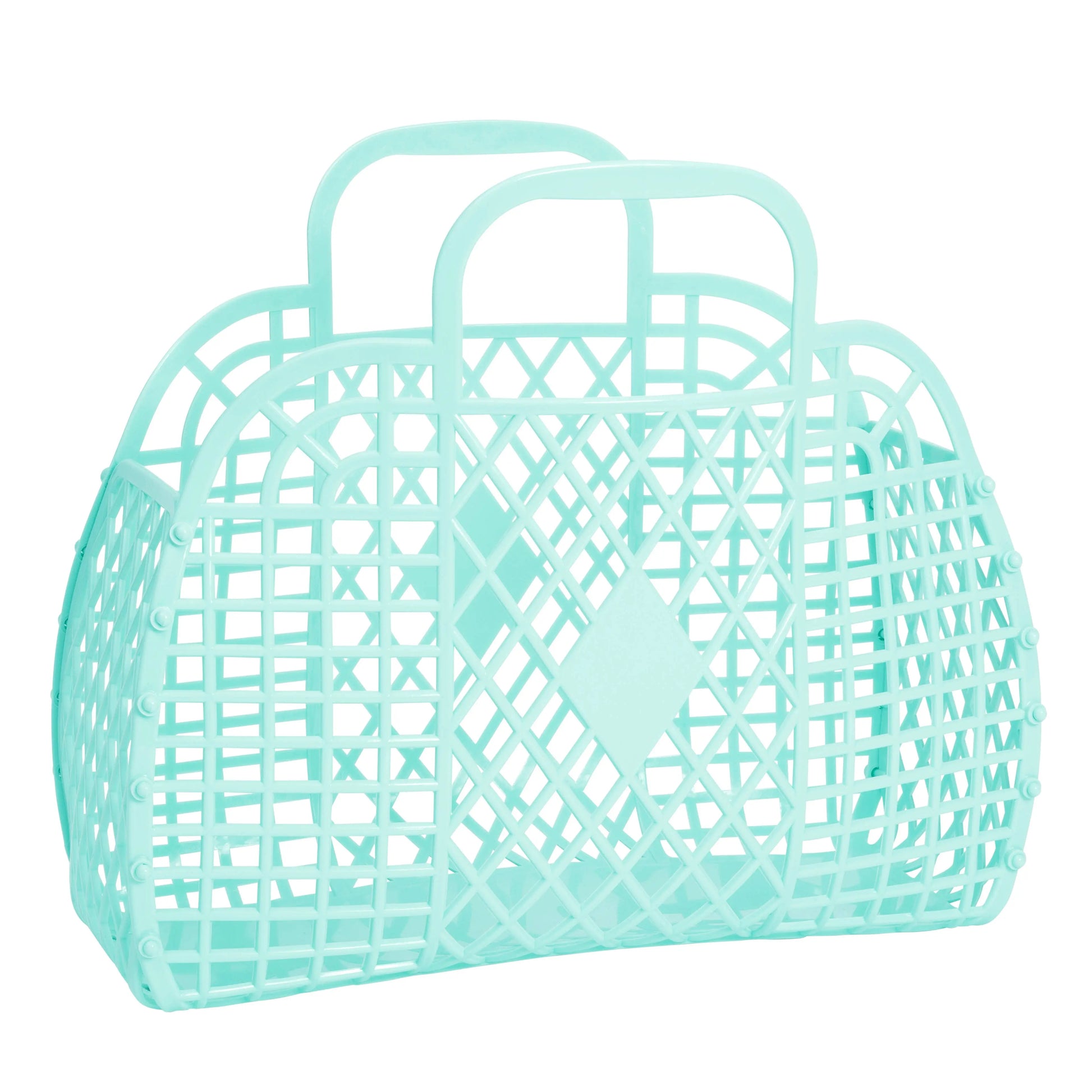 Retro Basket Jelly Bag - Large: Latte Sun Jellies
