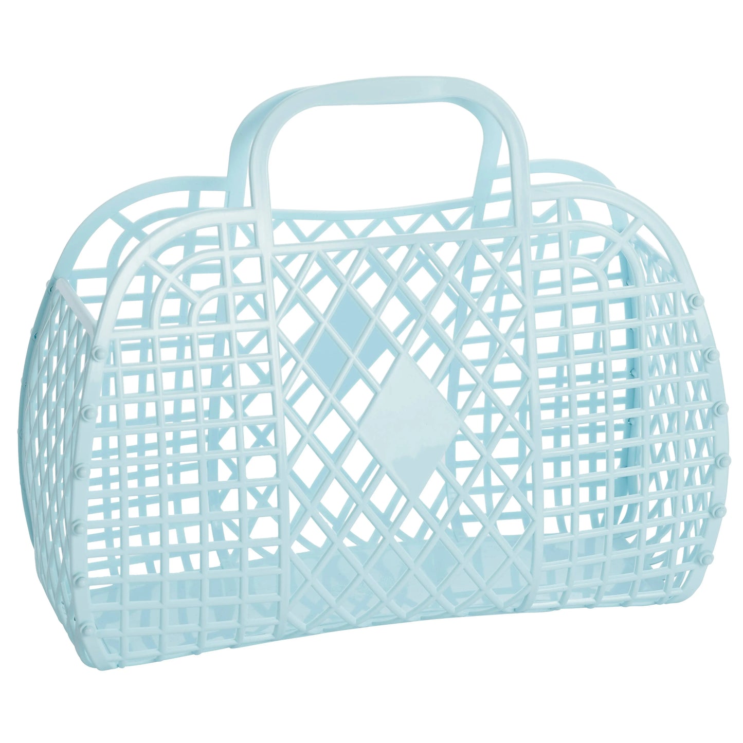 Retro Basket Jelly Bag - Large: Latte Sun Jellies